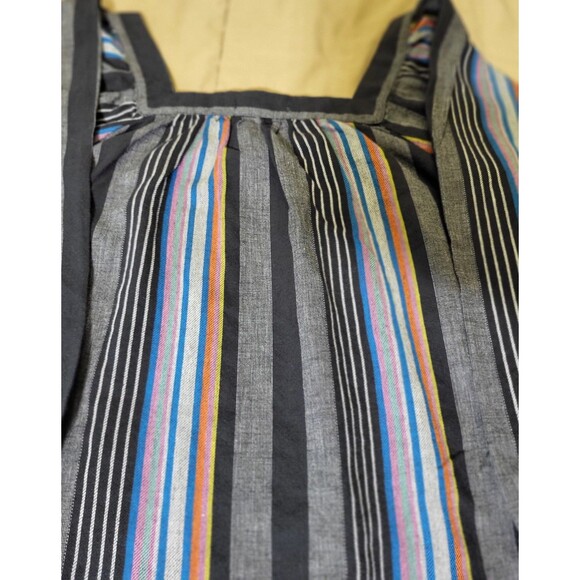 Outerknown Dress Womens Size S Miro Slouchy Sleeve Organic Cotton Multicolor - Picture 7 of 12